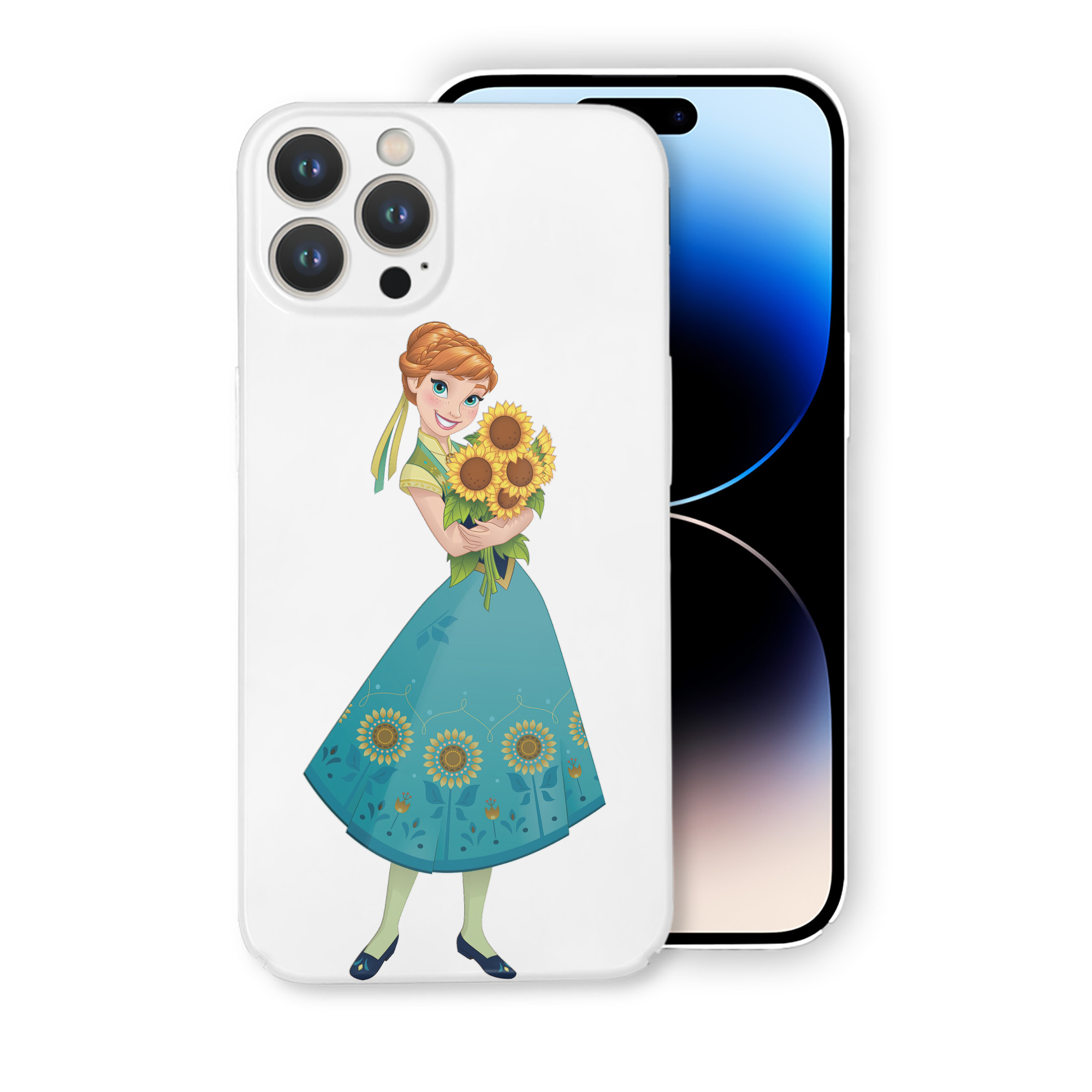 （画像用） アナと雪の女王 アンナ エルサ Frozen Anna Elsa 【iPhone 14シリーズ対応】ハードケース
